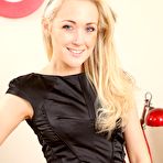 First pic of You have to love blonde Lucy Anne as she is posing in a tight fitting black sexy dress!
