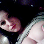 First pic of Freckles is a busty brunette who loves to show off her nice boobs and be sexy like a whore