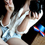 Second pic of Freckles opens up her shirt and reveals her gorgeous natural boobs covered with pasties
