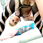 Fourth pic of 
      Mila Milan gets all of her holes gangbanged by four hung studs
    