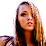 Fourth pic of Brunette girl Charlie Laine is posing hot body in sexy red lingerie and stockings outdoor