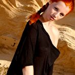 First pic of The redhead cutie Piper Fawn doesn&rsquo;t think a minute to strip in the open air