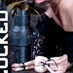 First pic of SexPreviews - Ashley Lane busty blonde is bound and locked for spanking and cumshot