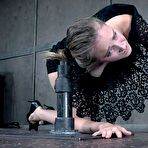 Third pic of SexPreviews - Ashley Lane busty blonde is bound and locked for spanking and cumshot