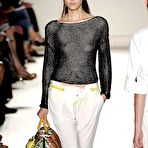 Second pic of Liu Wen sexy and see through runway shots