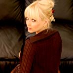 Fourth pic of Marvelous blonde Jana Cova shows her killer assets without taking her black underwear off