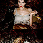 Fourth pic of Maggie Gyllenhaal sexy posing scans from mags