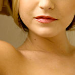 Third pic of Small titted brunette Heather Lightspeed with lovely ass exposes her shaved spot in her room
