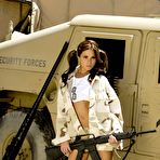 First pic of This armed bimbo Kirsten Price doesn&rsquo;t look aggressive when stripping outdoor