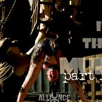 First pic of SexPreviews - Abigail Annalee is bound in metal her naked body covered in mud