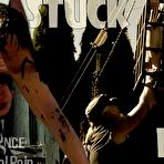 Fourth pic of SexPreviews - Abigail Annalee is bound in metal her naked body covered in mud