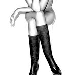 First pic of Miranda Kerr black-&-white naked photos