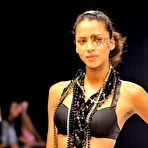 Second pic of Noemie Lenoir sexy runway shots