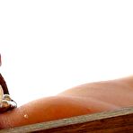 Third pic of SexPreviews - Abigail Dupree is bound outdoors with gag her pussy toy and cock fucked by maledom