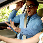 Second pic of 
      Riley Star fucks her driving instructor to pass the exam
    