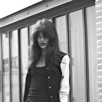 First pic of Paula Bertolini sexy and topless b-&-w photos