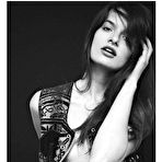 Second pic of Paula Bertolini sexy and topless b-&-w photos