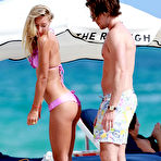 First pic of Petra Benova caught in pink bikini on the beach