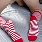 Fourth pic of Kira in Red Lingerie