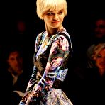 Third pic of Pixie Geldof shows her long legs when fashion for Relief Haiti in London