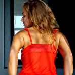 Fourth pic of Horny Allegra in Red