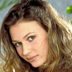First pic of Lustful babe Denisa S removing her bluish dress and making seductive poses.