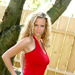 First pic of Titty Zuzana Drabinova with smooth body and pretty pussy posing outdoors.