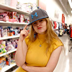 First pic of Alyssa Weiber Flashing Tits at the Store