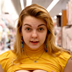 Second pic of Alyssa Weiber Flashing Tits at the Store
