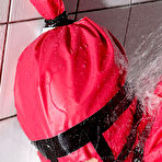 Fourth pic of Sexy babe bound & wrapped free photos and videos on HouseOfTaboo.com