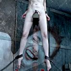 First pic of SexPreviews - Penny Lay redhead in purple dress is bound for spanking and toying by maledom