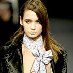 Fourth pic of Tatiana Kovylina in sexy lingeries runway shots
