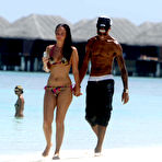 Second pic of Tulisa Contostavlos sexy in bikini on the beach in Maldives