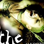 Fourth pic of SexPreviews - Paige Pierce is bound in rope and clamped with toying in dungeon