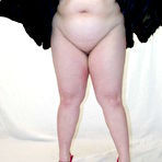 First pic of Fat ass plumper Serena Bliss with big breasts and smooth puffy pussy masturbates on camera