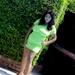 First pic of Stout BBW latina Nikki Santana with juicy big tits gets drilled by stiff black pistol