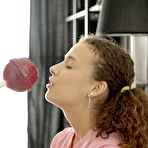 Second pic of Cherry Angel in Tasty Red Lollipop for Two Sexy Young Beauties ✷