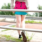 Second pic of Abby Girls - Pippa - Anal Fingering In Public