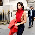 Fourth pic of Sara Sampaio without bra shows sideboob