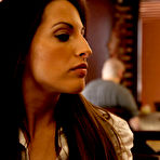 Second pic of Lovely brunette hardcore sex addict Kortney Kane needs to sit on that cock.