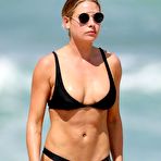 Third pic of Lisa Clark sexy in bikini on a beach