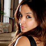 First pic of Latina in fishnets showing off her perfect-looking teen pussy - IamXXX.com