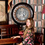 First pic of Round-faced MILF takes off her see-through black panties in a fancy room - IamXXX.com