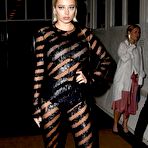 Third pic of Caroline Vreeland nude boobs under see through outfit