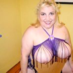 First pic of Hardcore Fatties - Busty Fat Mature Blonde Teasing In Kitchen