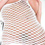 Fourth pic of Bunny Lust - Nikki Sims White Mesh Nipples