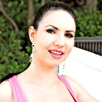 First pic of Popping out of her Top! free photos and videos on DDFBusty.com