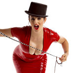 First pic of Eden Red Latex Costume - Cherry Nudes