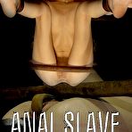 First pic of SexPreviews - Abigail Dupree with shaved head is bound for anal slave inspection and spanking