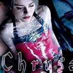 Fourth pic of SexPreviews - Bambi Belle is bound in metal and plastic wrap her pussy dungeon exposed